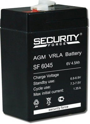 Security Force 6045 аккумулятор